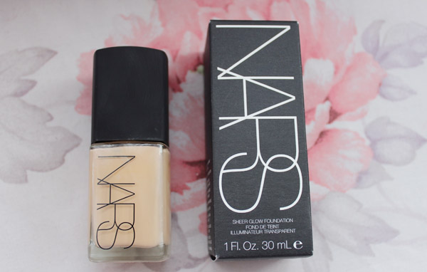 NARS Sheer Glow Foundation.