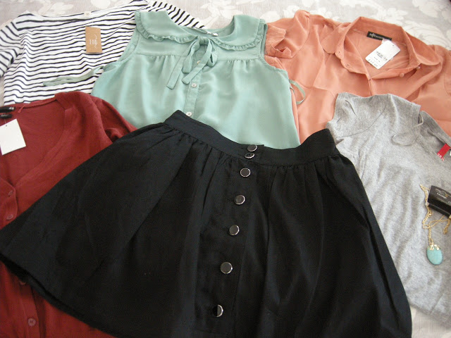 Recent Purchases New Look, H&M.