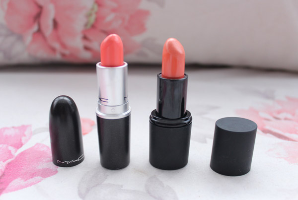 Review: Sleek Peaches & Cream Lipstick (MAC Reel Sexy Dupe).