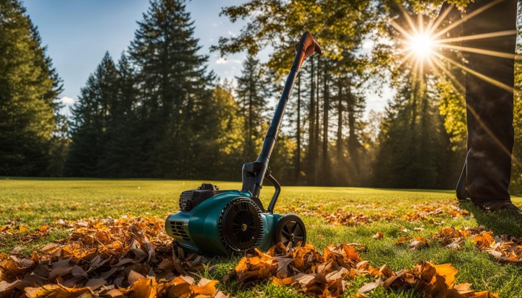 Gas leaf blower for large yard