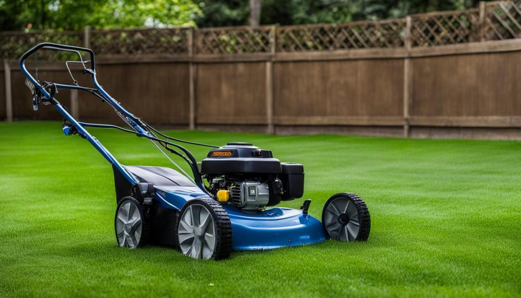 gas lawn mower safety precautions