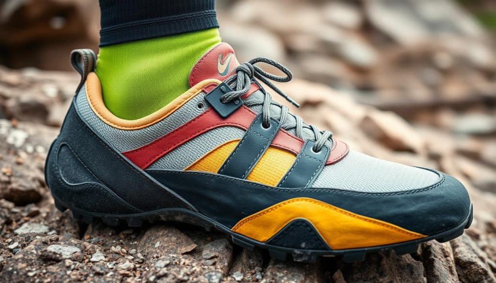 synthetic climbing shoes